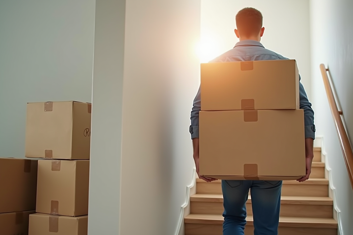 déménagement cartons